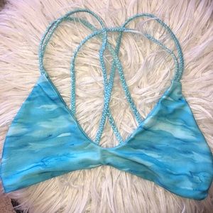 stone fox swim bikini top